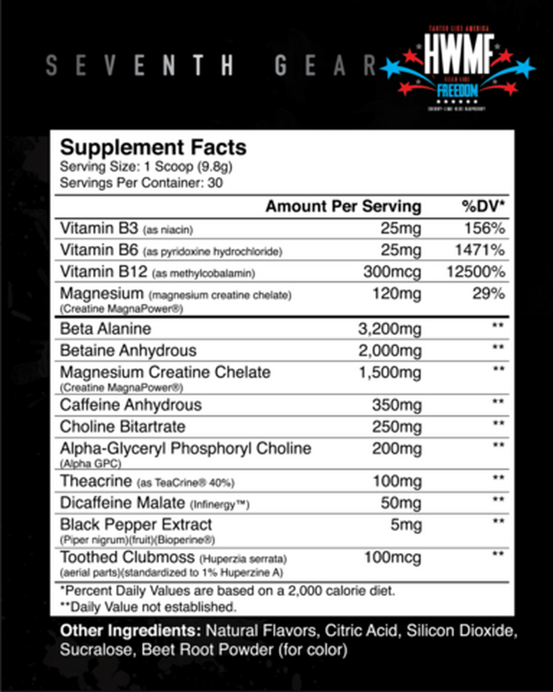 Axe & Sledge Seventh Gear Extreme High-Stim Pre-Workout
