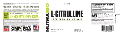 NutraBio Citrulline