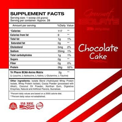 Gourmet Isolate 2 lbs
