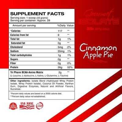 Gourmet Isolate 2 lbs