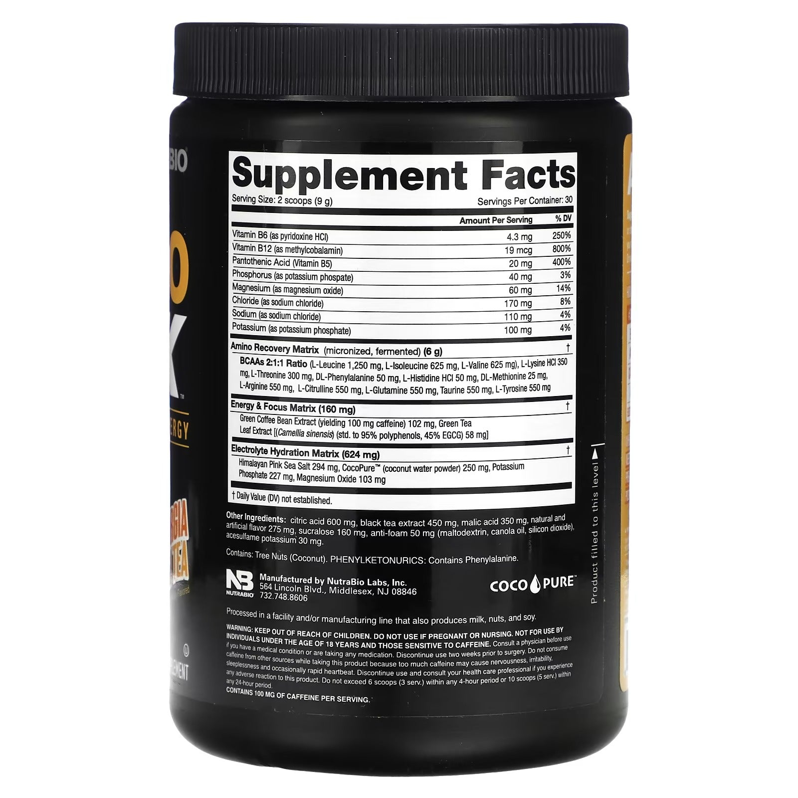 NutraBio Amino Kick