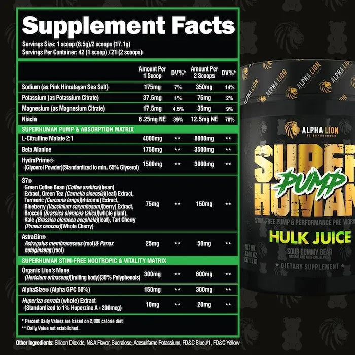 Alpha Lion SUPERHUMAN PUMP