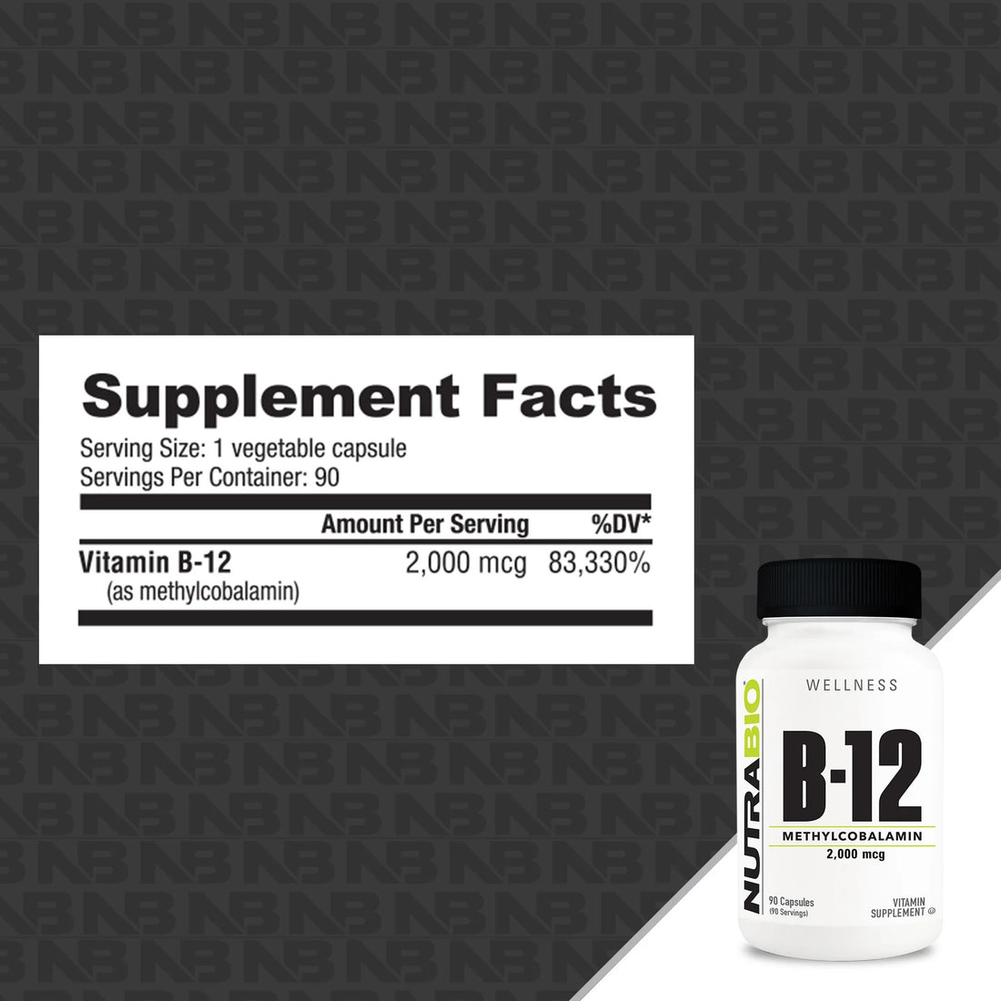 NutraBio Vitamin B-12