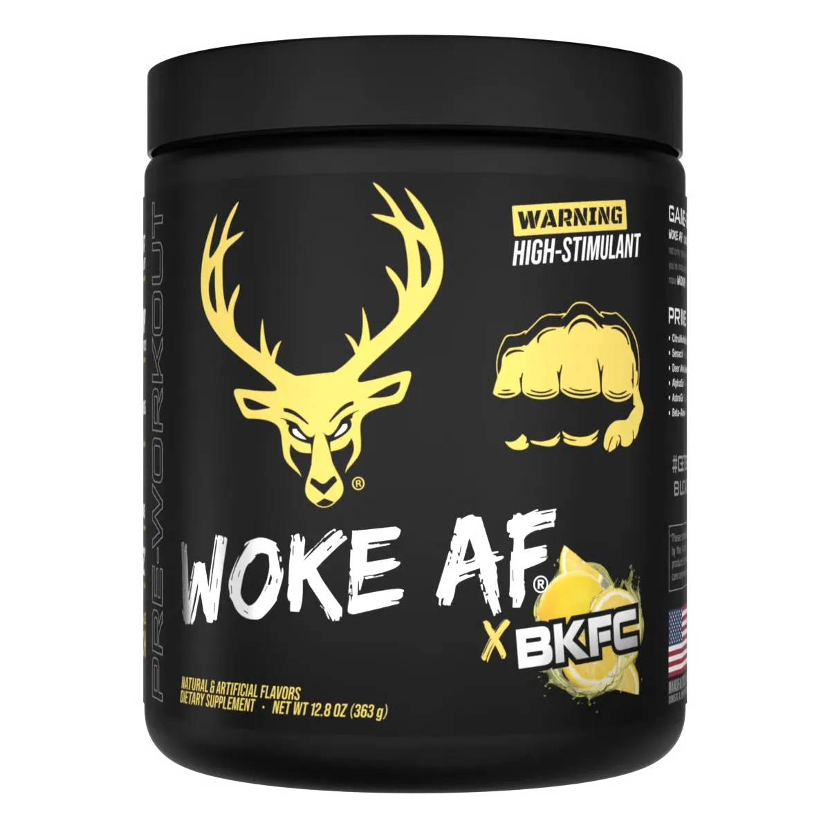 Bucked Up Woke AF - High Stimulant Pre-Workout