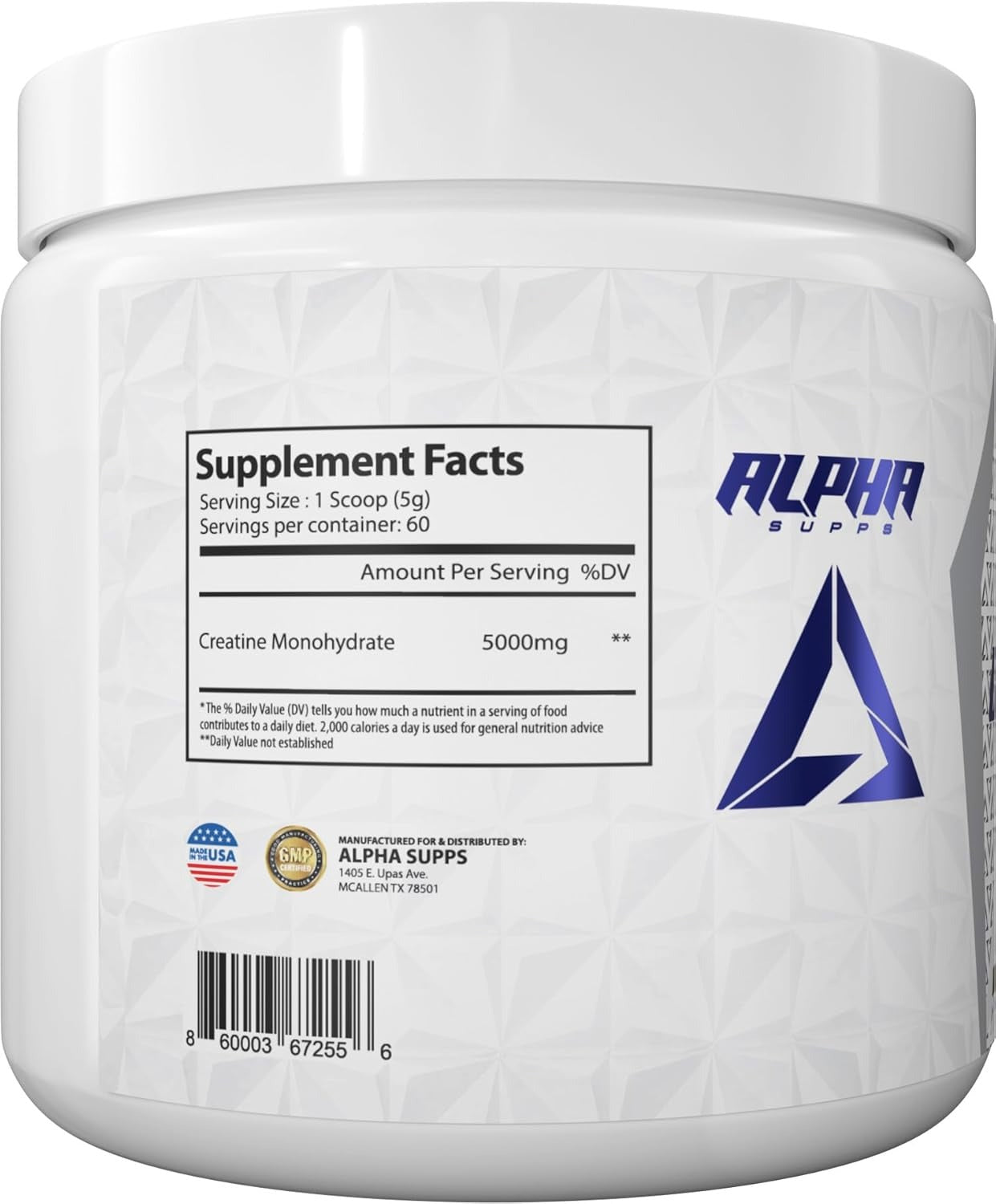 Alpha Creatine Powder - Unflavored