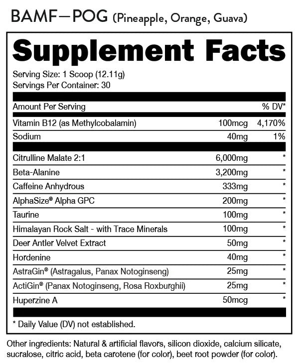 Bucked Up BMAF High Stimulant Nootropic