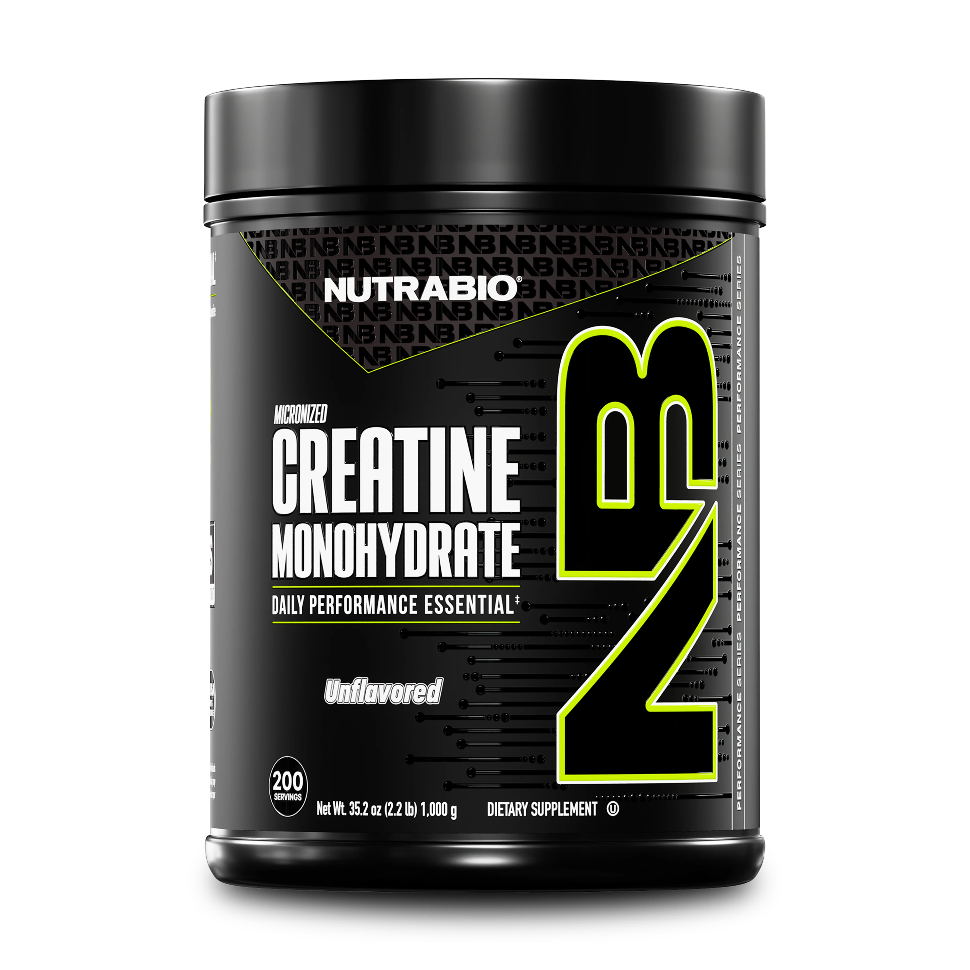 NutraBio Creatine Monohydrate Powder (200 Serving)