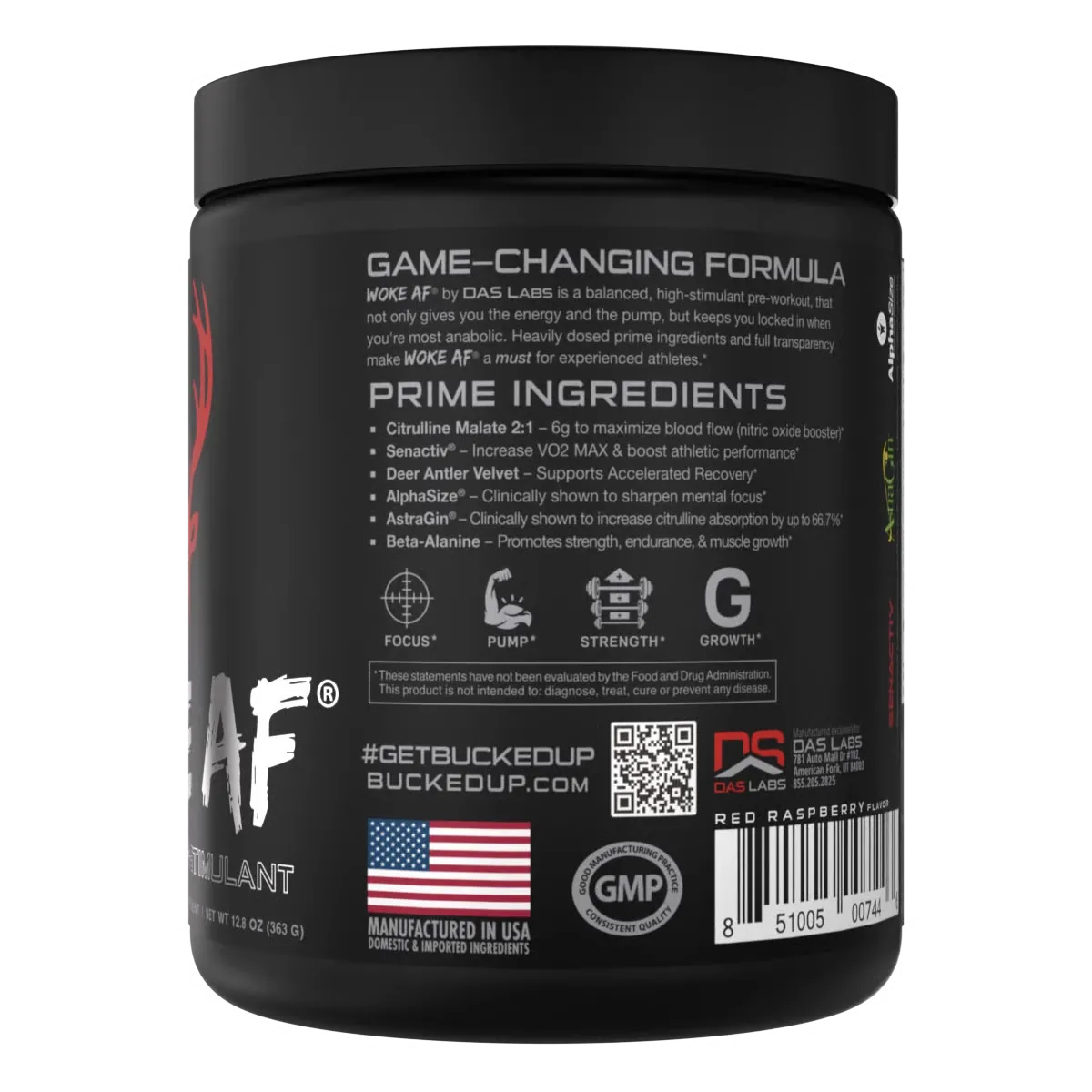 Bucked Up Woke AF - High Stimulant Pre-Workout