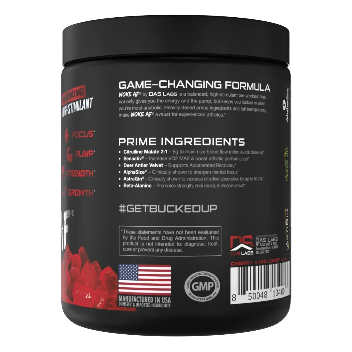 Bucked Up Woke AF - High Stimulant Pre-Workout