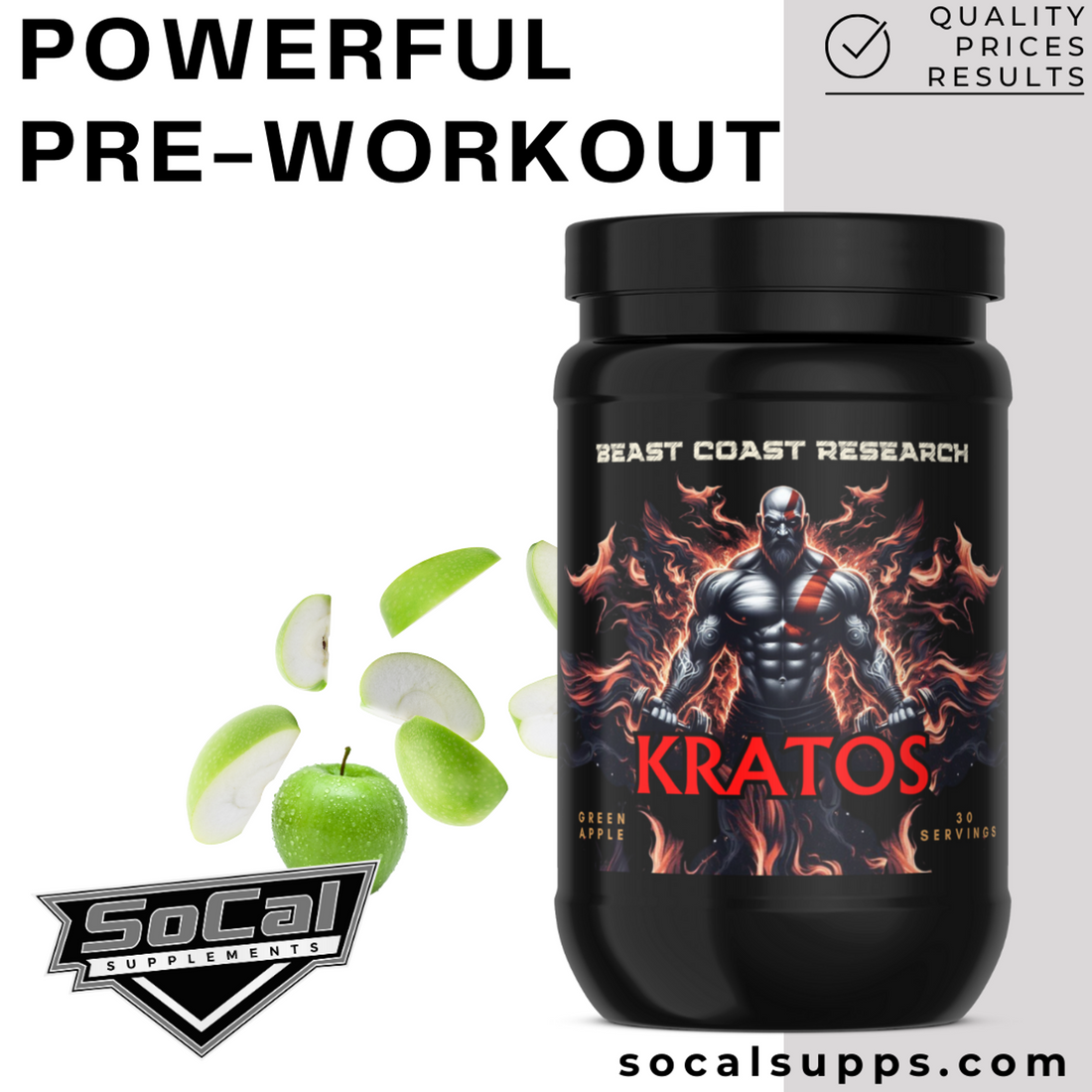 KRATOS BY BEAST COAST: Old School Pre-Workout