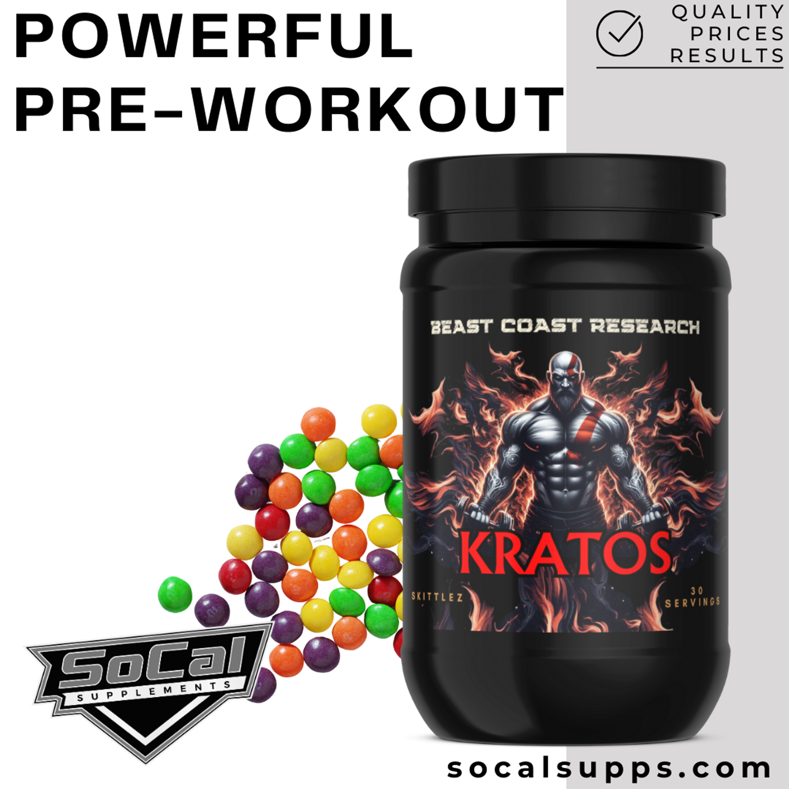 KRATOS BY BEAST COAST: Old School Pre-Workout