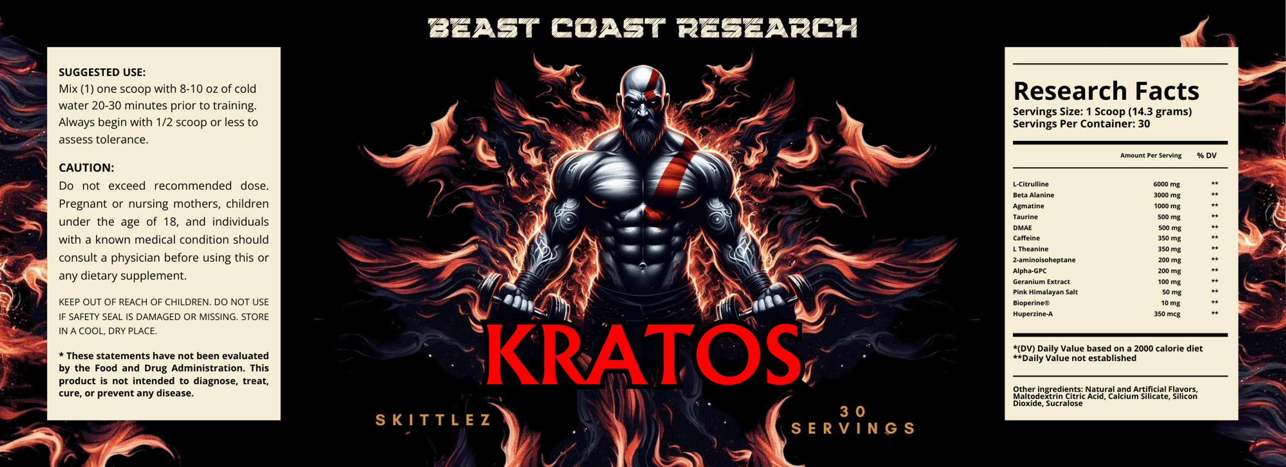 KRATOS BY BEAST COAST: Old School Pre-Workout