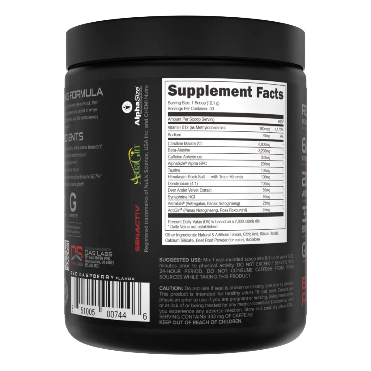 Bucked Up Woke AF - High Stimulant Pre-Workout