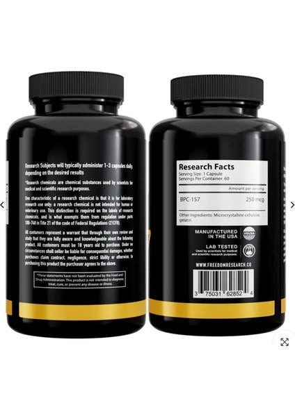 FR BPC-157 peptideb 60 caps
